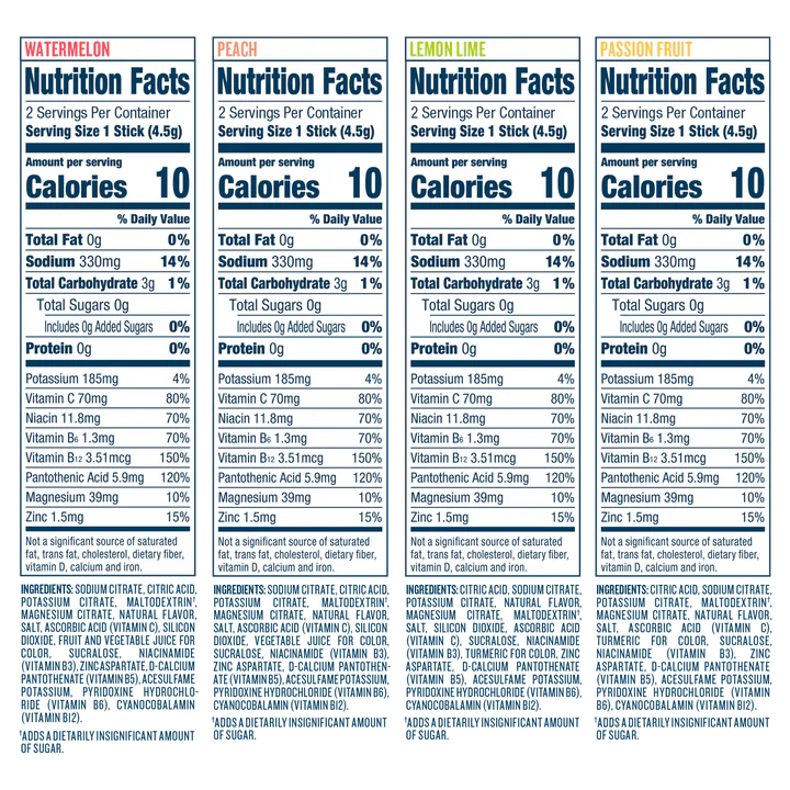 DripDrop ZERO - Multi Flavour