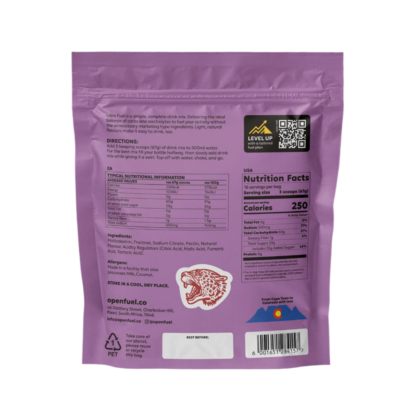 Ultra Fuel Radical Raspberry Ripple 1kg bag